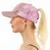 Sun Sport Caps Beautiful Ponytail Cap Sunhat  Mesh Bun Hat Baseball Hats  eb-22897366